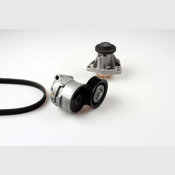 HEPU PK03200 Water Pump + V-Ribbed Belt Kit