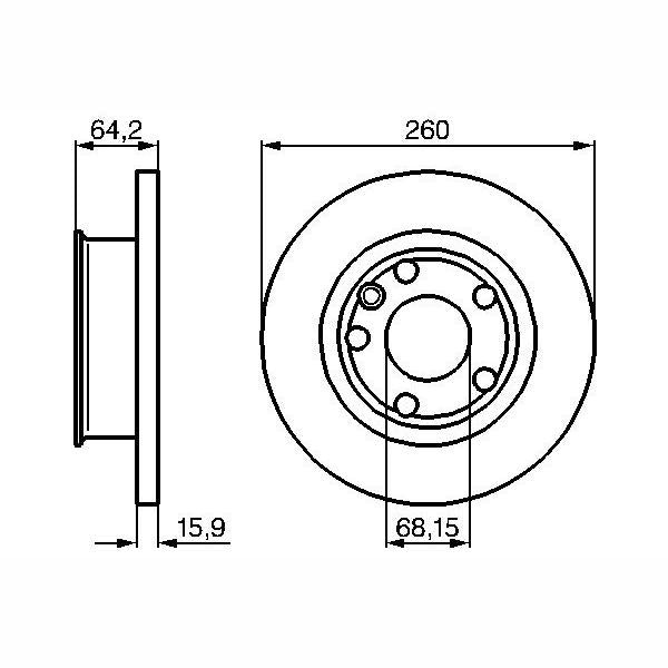 WABCO 9617223050 Parking Brake Valve