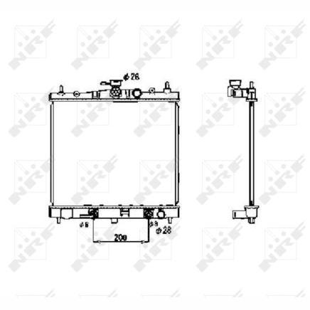 NRF NRF53477 Engine Radiator