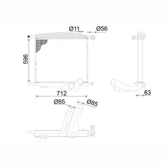 MAHLE CI104000S Charge Air Cooler