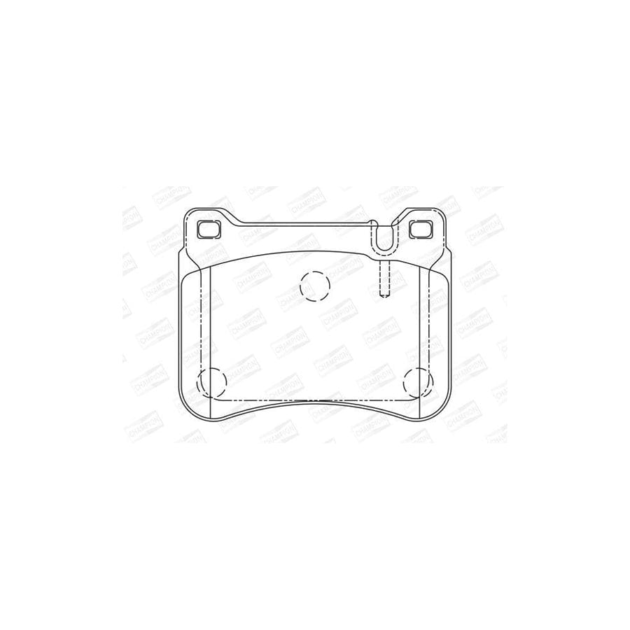 Champion 573177Ch Brake Pad Set