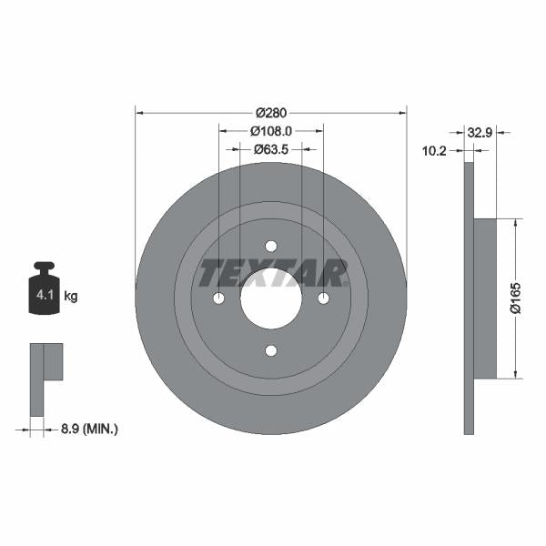 WABCO 9125129292 Brake Caliper Guide Bellow