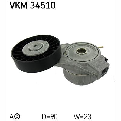 SKF VKM34510 V-Ribbed Belt Tensioner Pulley
