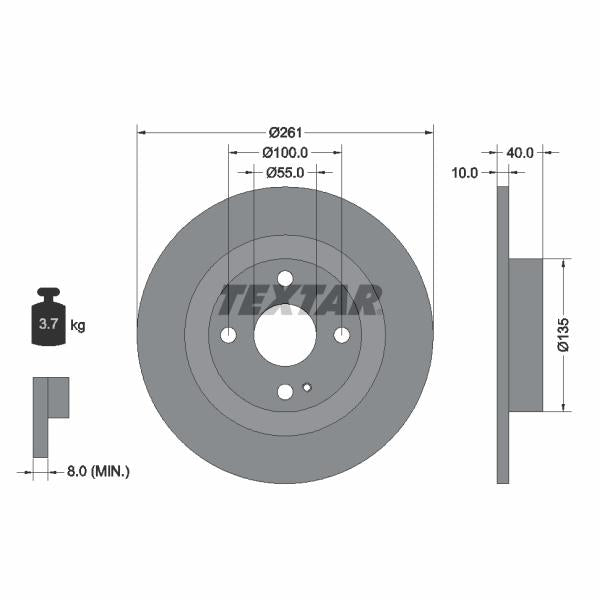 HERTH+BUSS JAKOPARTS J3274001 Brake Caliper Guide Sleeve Kit