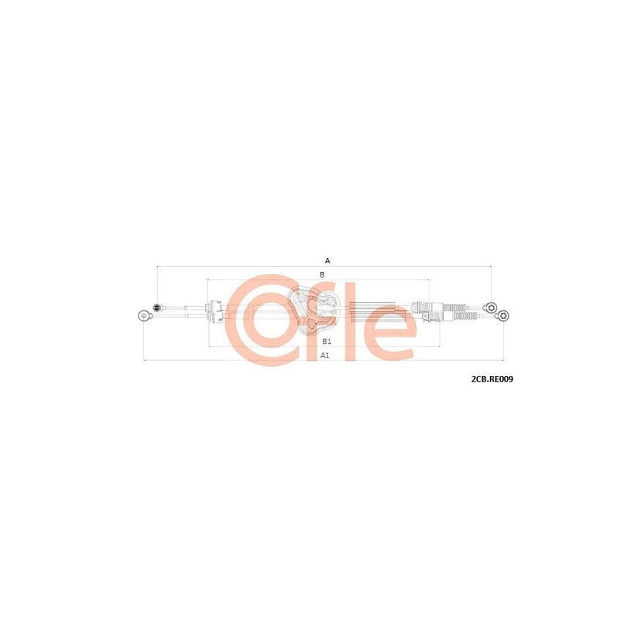 Cofle 92.2Cb.Re009 Cable, Manual Transmission