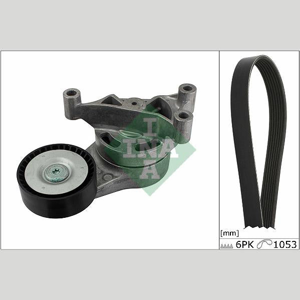 INA 529005210 V-Ribbed Belt Set