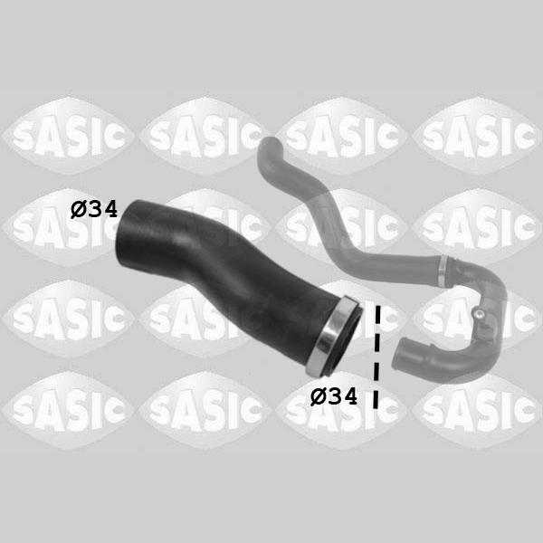 SASIC SAS3336203 Charge Air Hose