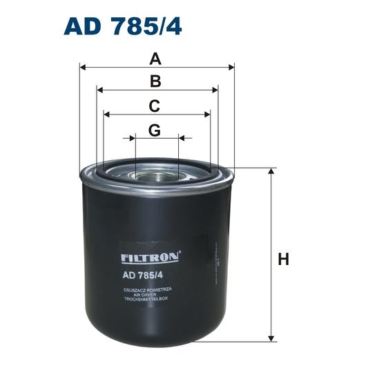 FILTRON AD785/4 Oil Filter