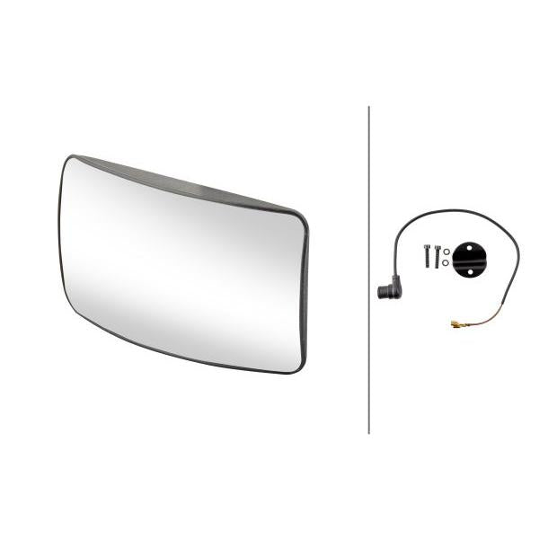 HELLA 8SB501346-032 Side Mirror