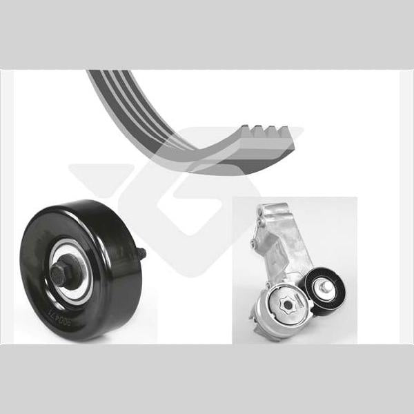 HUTCHINSON HUKHV177 V-Ribbed Belt Set