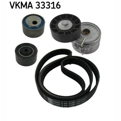 SKF VKMA33316 V-Ribbed Belt Set