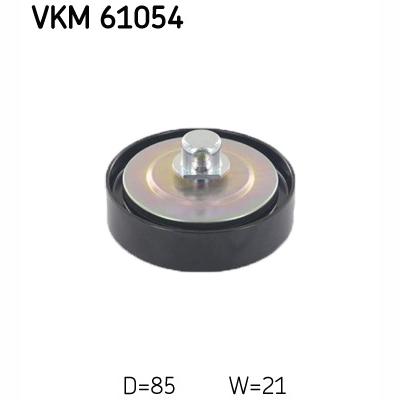 SKF VKM61054 V-Ribbed Belt Deflection/Guide Pulley