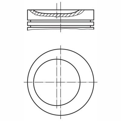 MAHLE 0117400 Piston