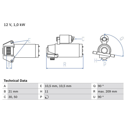 BOSCH 0986023610 Starter