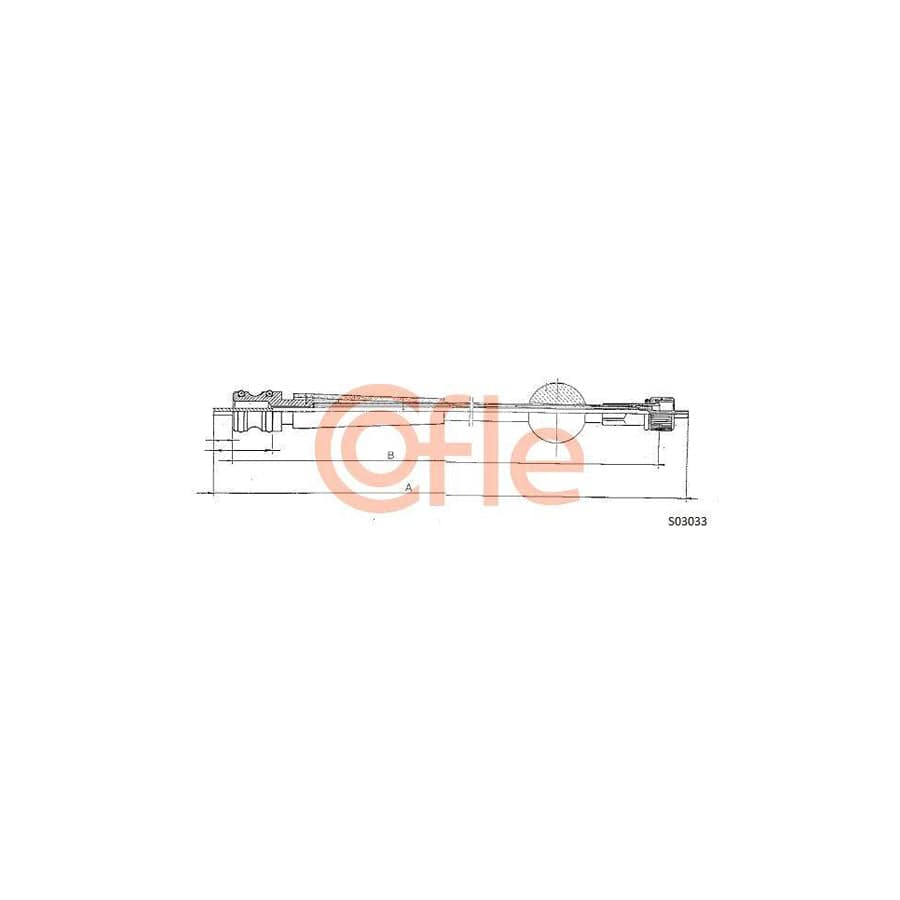 Cofle S03033 Speedometer Cable for Citroen Ax
