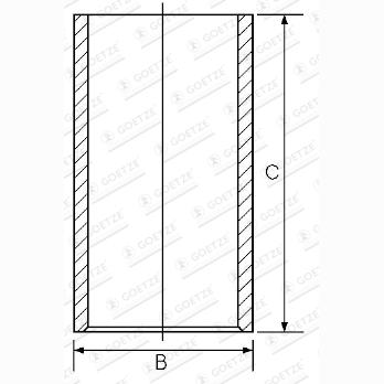 GOETZE 1401094000 Cylinder Liner