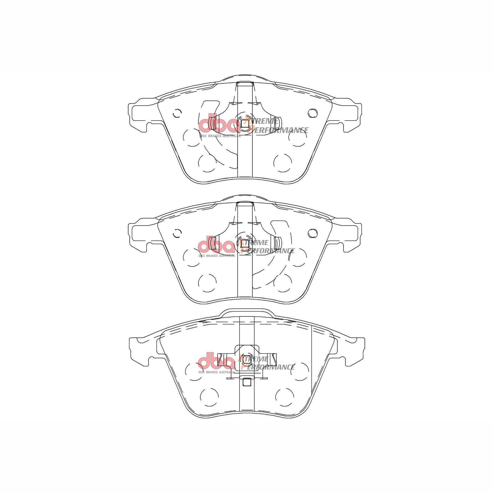 DBA DB2176XP High Performance Brake Pad Set