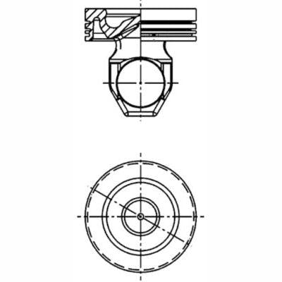 KOLBENSCHMIDT 41254600 Piston