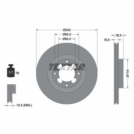 QUICK BRAKE QB10018X Brake Caliper Guide Bellow