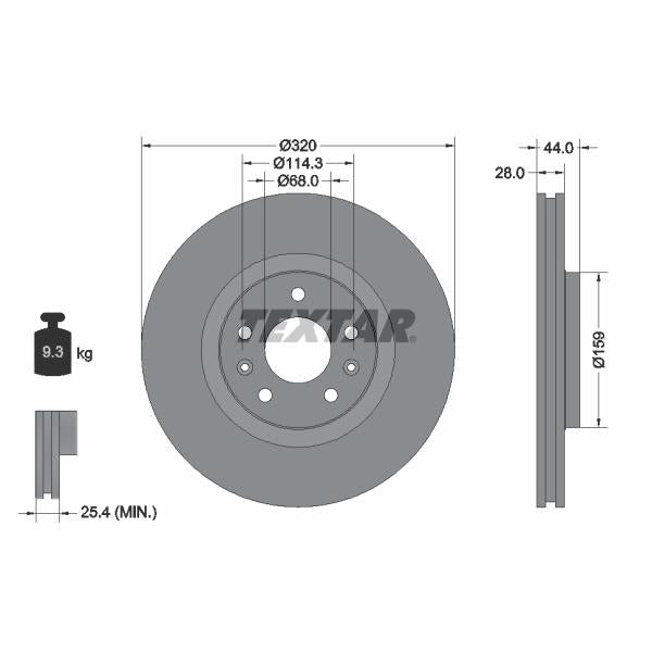 AUTOFREN SEINSA D7-237C Brake Caliper Guide Sleeve Kit