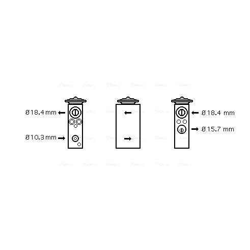 AVA COOLING FT1305AVA Air Conditioning Expansion Valve