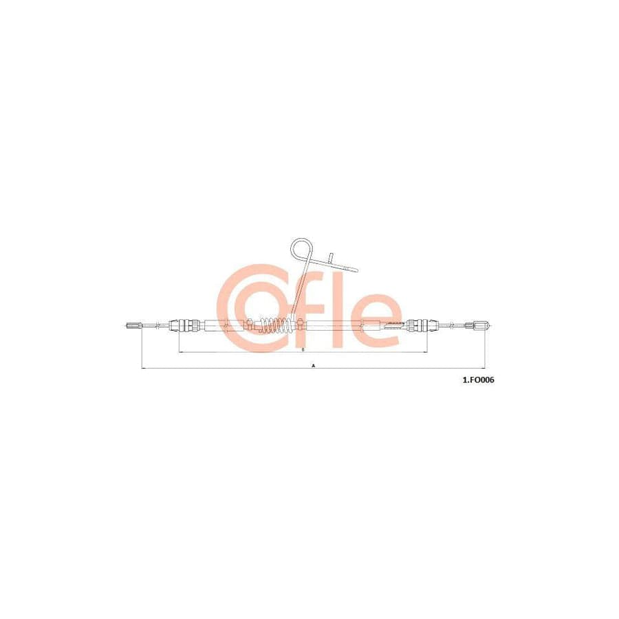 Cofle 1.Fo006 Hand Brake Cable