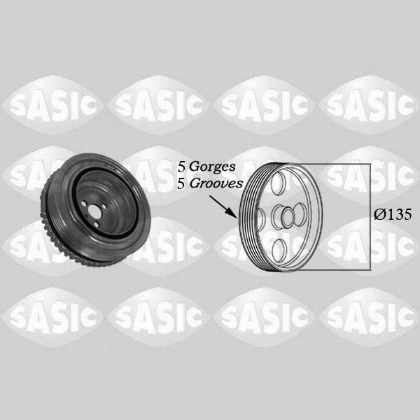 SASIC SAS2156052 Crankshaft Belt Pulley