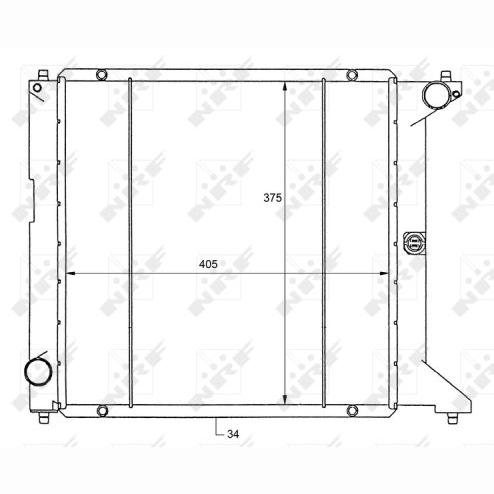 NRF NRF50127 Engine Radiator