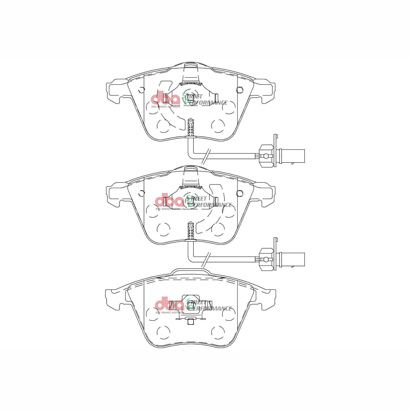 DBA DB2210SP High Performance Brake Pad Set