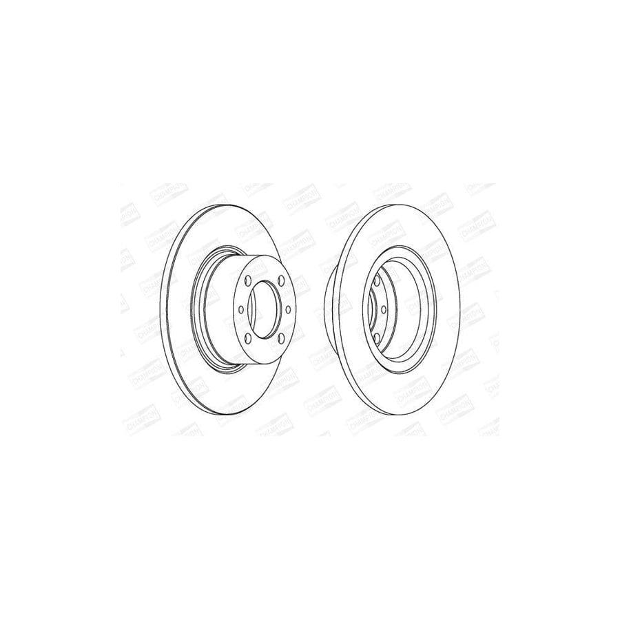 Champion 561074Ch Brake Disc