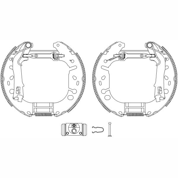 TEXTAR 84065402 Brake Shoe Set