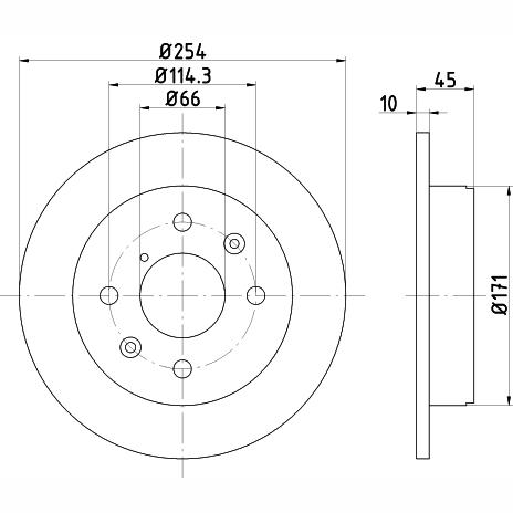 TEXTAR 92028600 Brake Disc