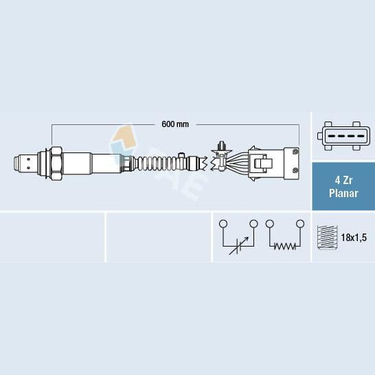 FAE AE77494 Lambda Sensor