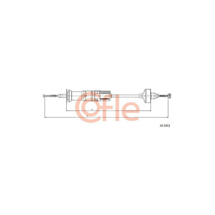 Cofle Bh.Vk085 Brake Hose for VW Passat