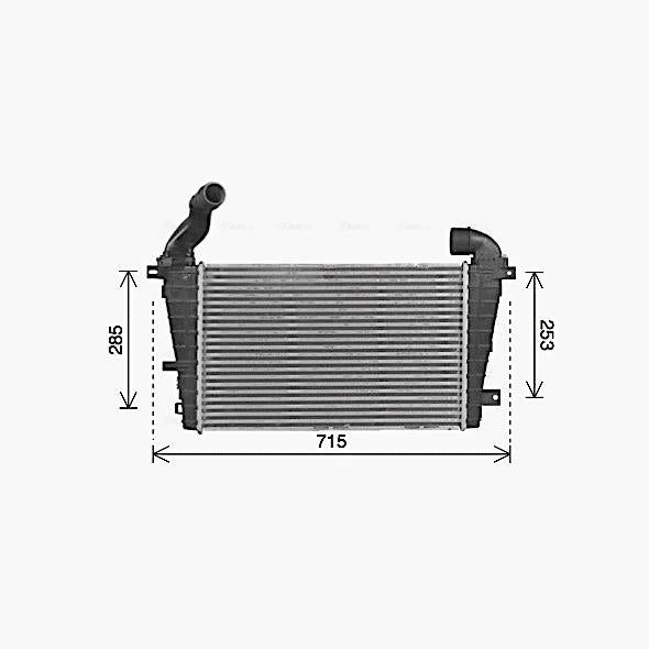 AVA COOLING OL4707AVA Charge Air Cooler