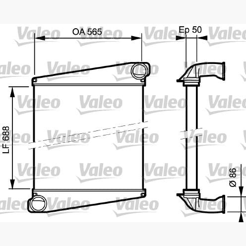 VALEO VAL818873 Charge Air Cooler