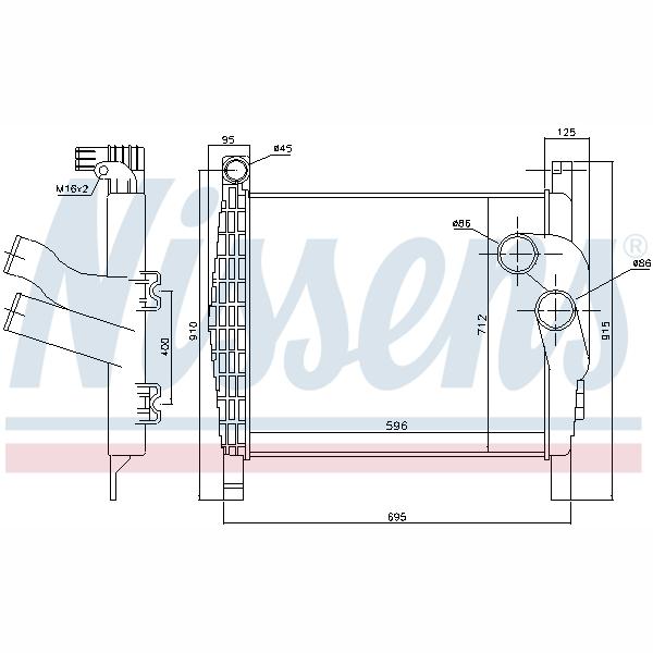 NISSENS NIS96970 Charge Air Cooler