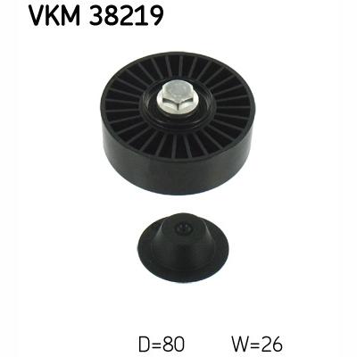 SKF VKM38219 V-Ribbed Belt Deflection/Guide Pulley