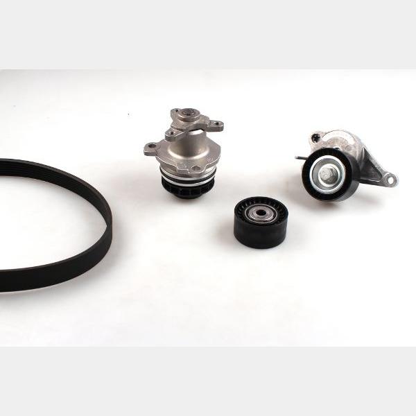 HEPU PK09641 Water Pump + V-Ribbed Belt Kit