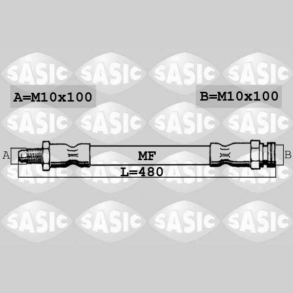 SASIC SAS6606023 Brake Hose