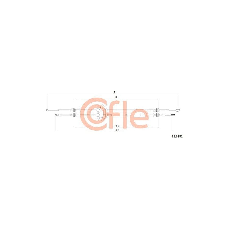 Cofle 11.3882 Cable, Manual Transmission