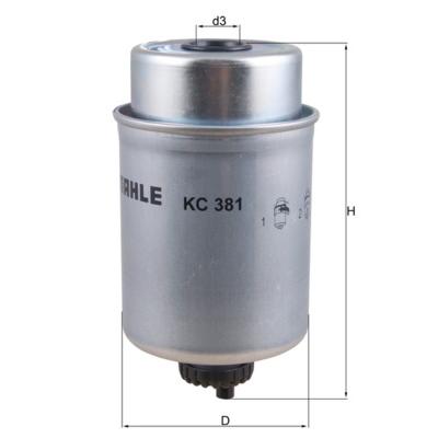 MAHLE KC381 Fuel Filter