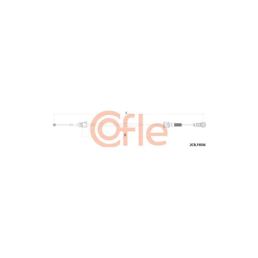 Cofle 92.2Cb.Fi036 Cable, Manual Transmission for Fiat 500L (351, 352)