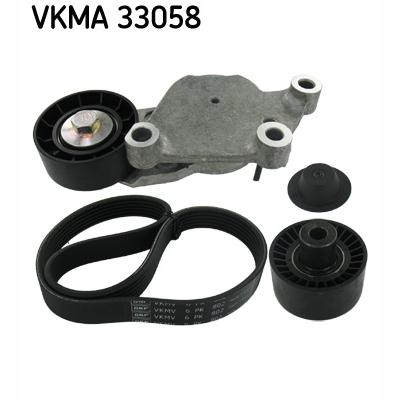 SKF VKMA33058 V-Ribbed Belt Set