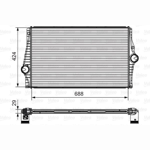 VALEO VAL818280 Charge Air Cooler