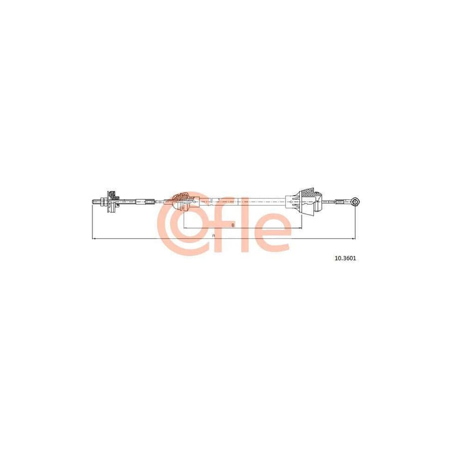 Cofle Bh.Vl006 Brake Hose for Volvo S80 I (Ts, 184)