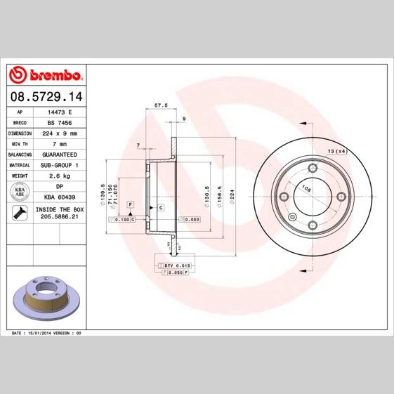 KNORR K097826K50 Disc Brake Caliper Repair Kit