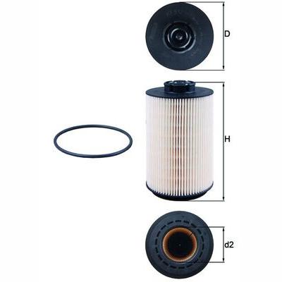 MAHLE KX512D Fuel Filter
