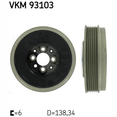 SKF VKM93103 Crankshaft Belt Pulley