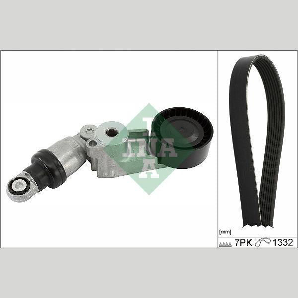 INA 529055510 V-Ribbed Belt Set